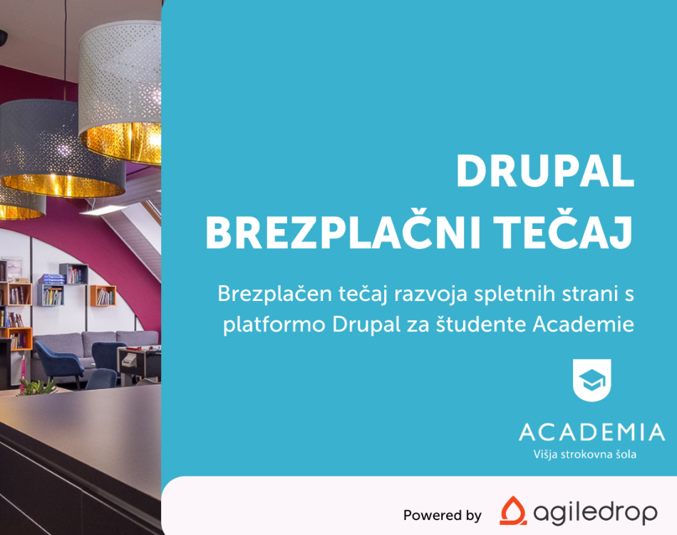 Vabilo na brezplačni drupal tečaj